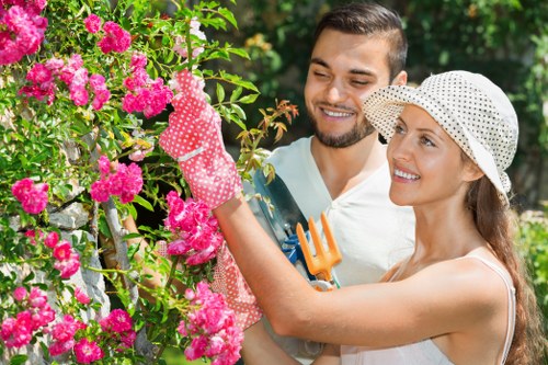 Eco-friendly lawn mowing practices